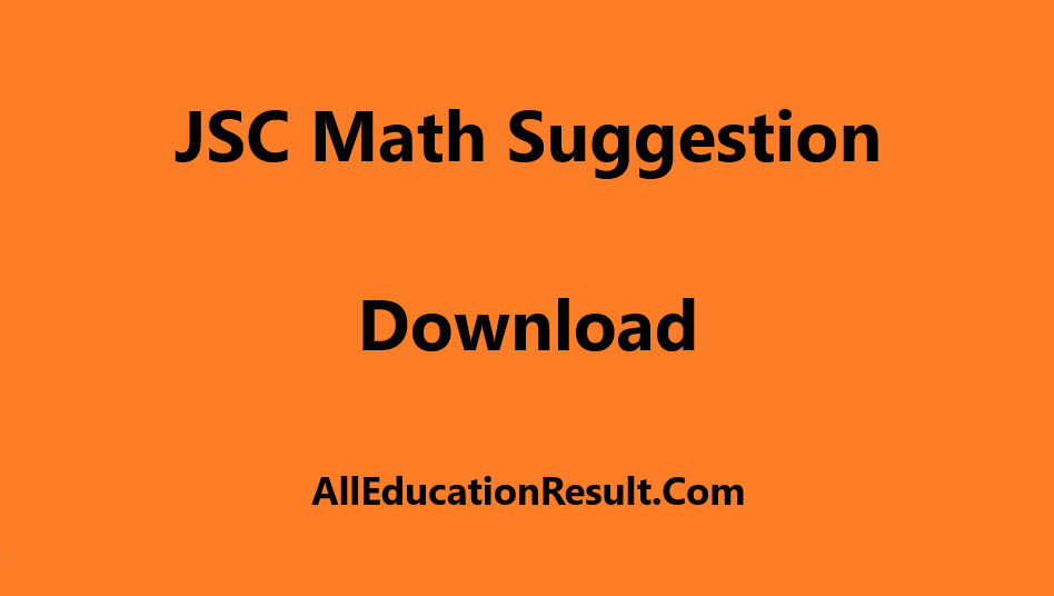 JSC Math Suggestion 2019