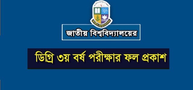 Degree 3rd Year Result 2020