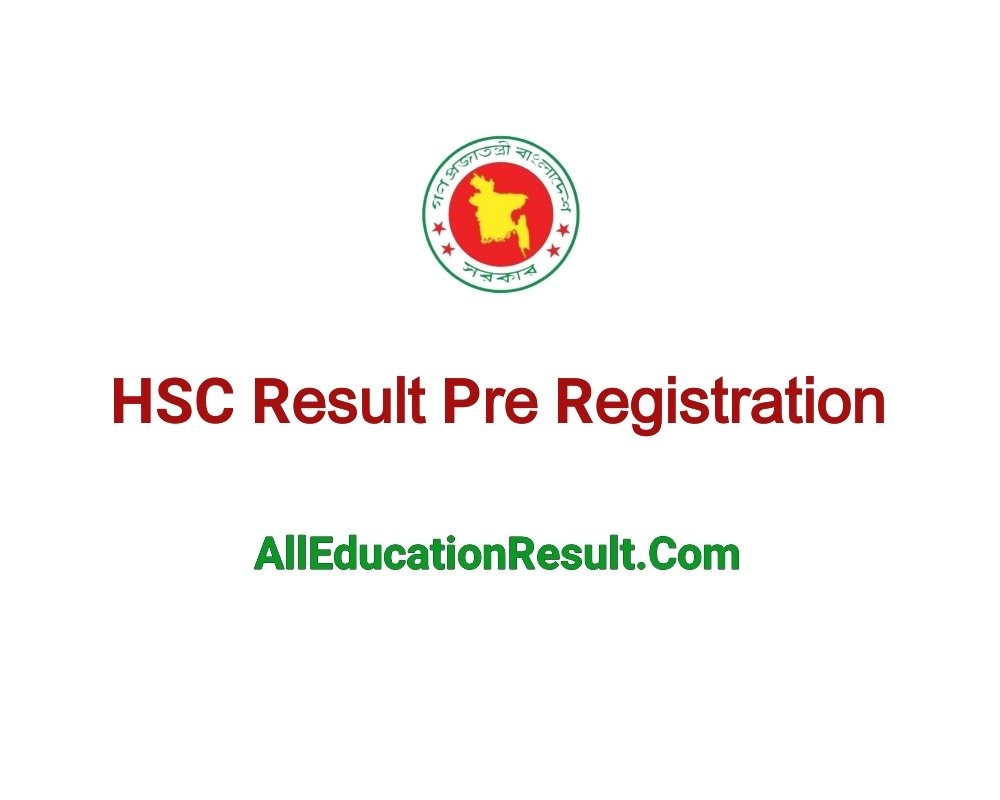 HSC Result Pre Registration System 2022 by Mobile SMS  All Education