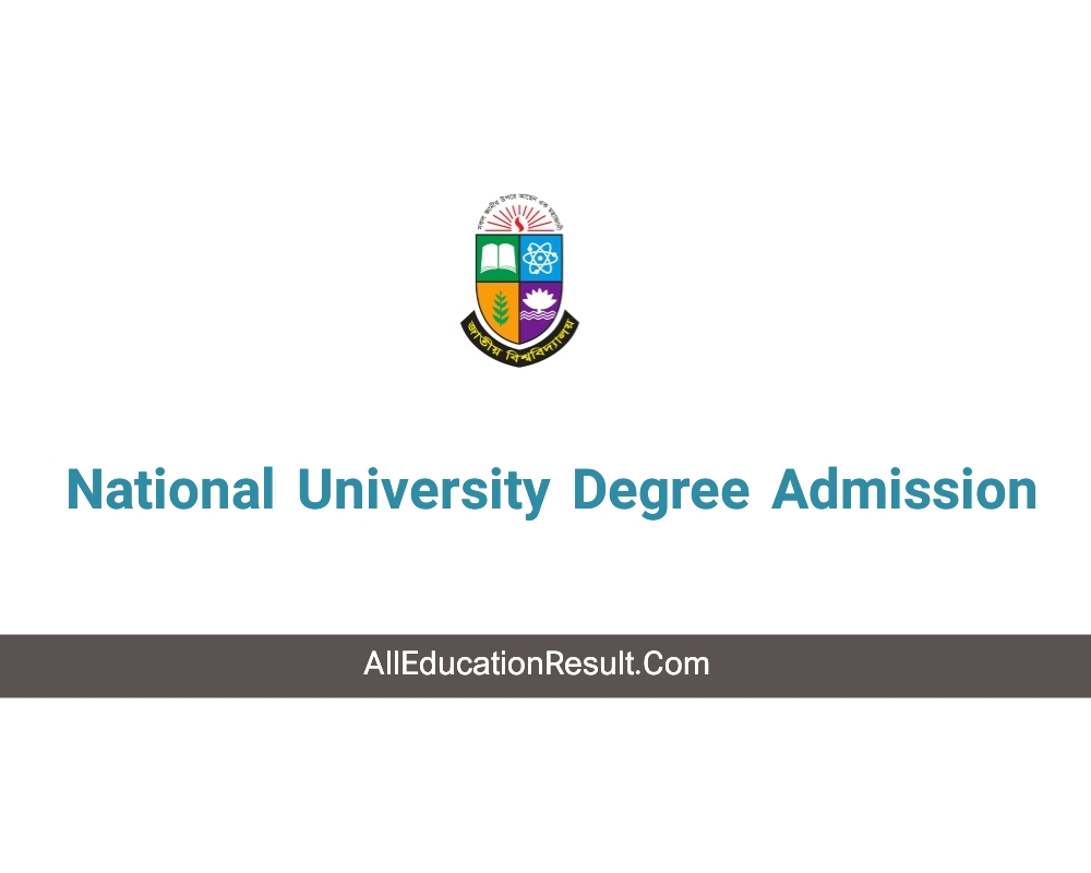 Degree Admission 2024 Circular PDF Download (National University) All