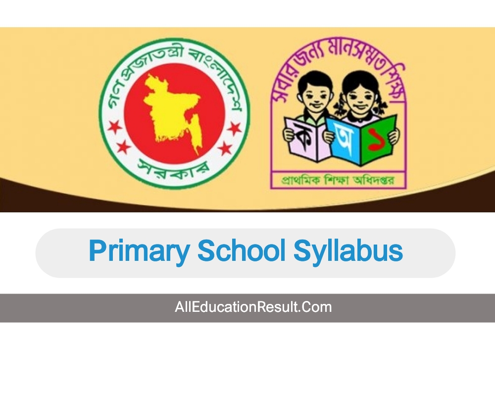 Primary School Short Syllabus 2024 PDF Download All Education Result