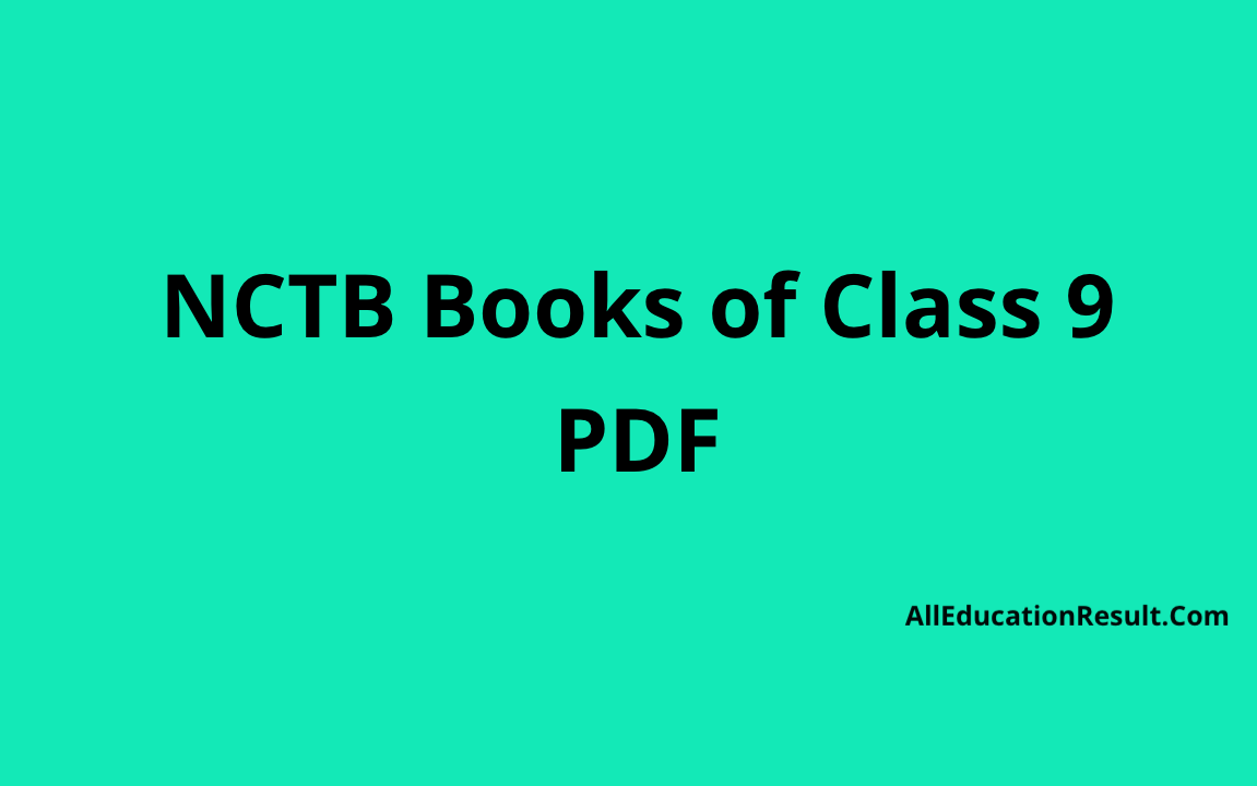 NCTB Books Of Class 9 PDF Download Link (Bangla & English Version ...